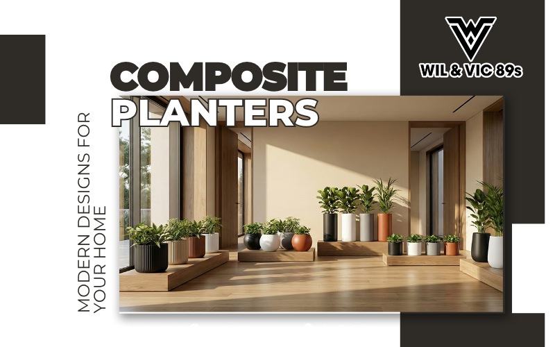 The trend of using composite plant pots in modern interior design