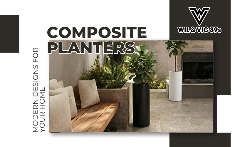 The trend of using composite plant pots in modern interior design