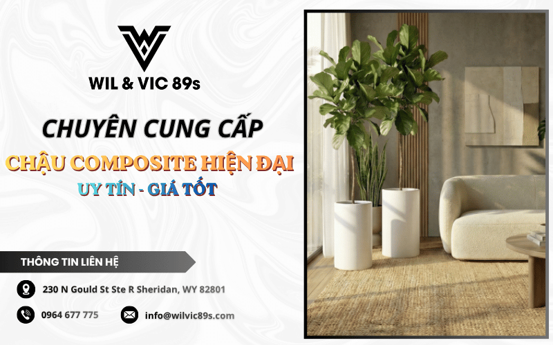 The trend of using composite plant pots in modern interior design